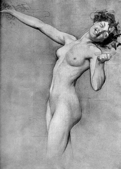 Study for The Vintage Morn, by Herbert James Draper by Unbekannt