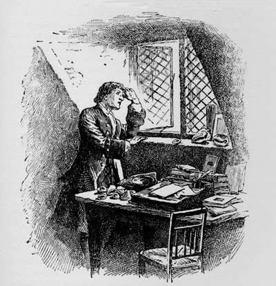 Studying the formation of clouds from his attic by Unbekannt