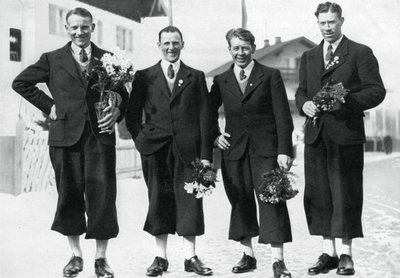 Swedish Cross-Country Ski Team, Winter Olympic Games, Garmisch-Partenkirchen, Germany by Unbekannt