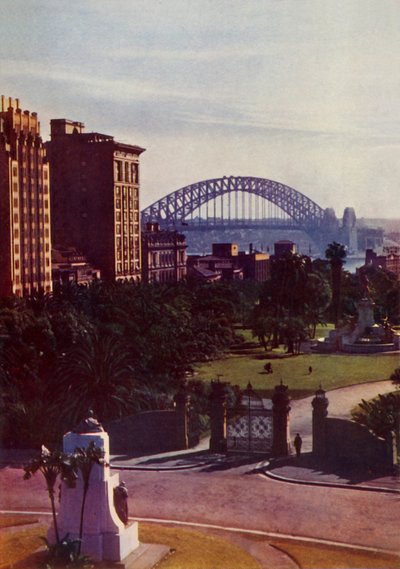 Sydney Harbour Bridge from the City by Unbekannt