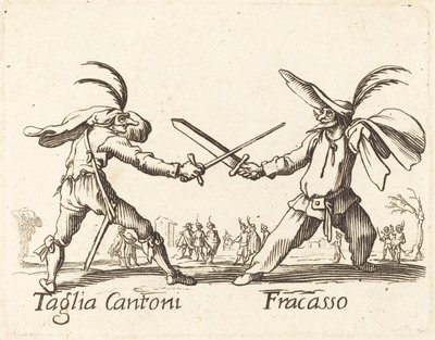 Taglia Cantoni and Fracasso by Unbekannt