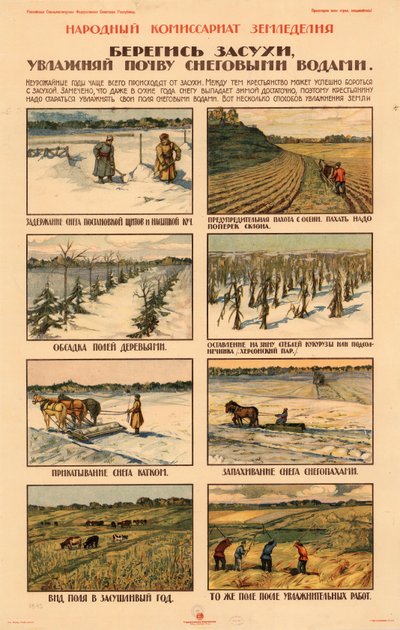 Take precautions against drought by Unbekannt