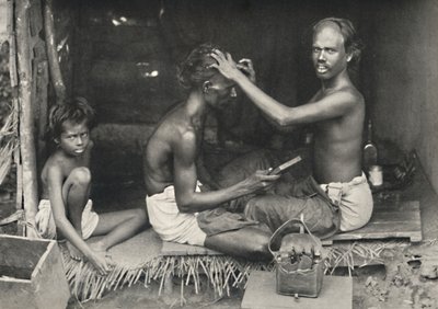 Tamil Barber by Unbekannt
