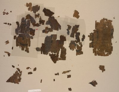 Taqueté Fragments with Winged Lions in Roundels by Unbekannt