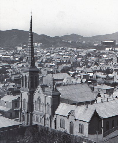 Te Aro, from Terrace, Wellington by Unbekannt