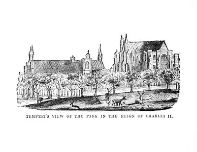 Tempests View of the Park in the Reign of Charles II by Unbekannt