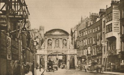 Temple Bar: The City Boundary in the Strand in the Year 1878 by Unbekannt