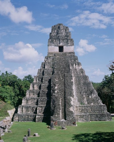 Temple of the Jaguar (Temple 1) Mayan, Late Classic Period c.600-900 by Unbekannt