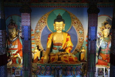 Temple of the Thousand Buddhas Dashang Kagyu Ling Congregation Shakyamuni Buddha, La Boulaye, France by Unbekannt
