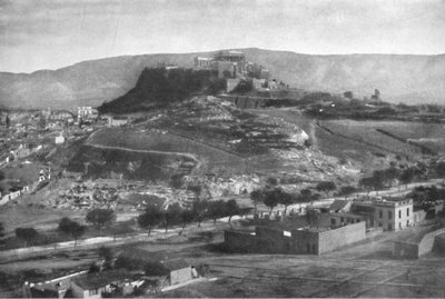 The Acropolis, with a View of the Aeropagus and Mount Hymettus, from the West by Unbekannt