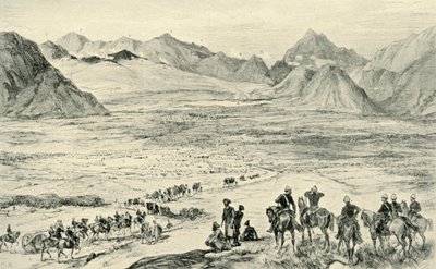 The Action on the Heights Above Charasia, October 6, 1879 by Unbekannt