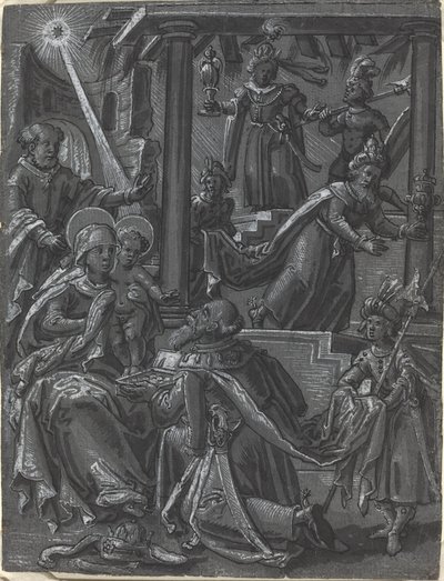 The Adoration of the Kings by Unbekannt