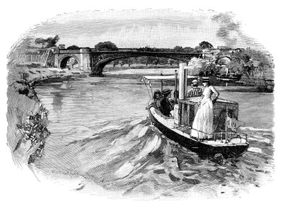 The Albert Bridge, Windsor, Berkshire by Unbekannt
