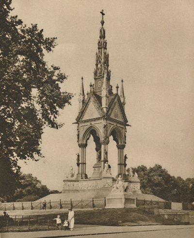 The Albert Memorial Challenges Climate and Criticism, c1935 by Unbekannt