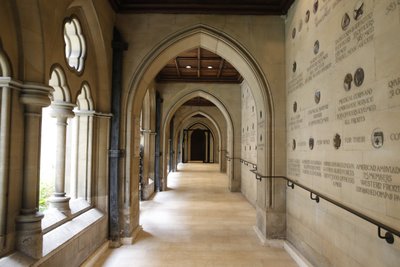 The American cathedral of the Holy Trinity, Paris. Cloister, Paris, France by Unbekannt
