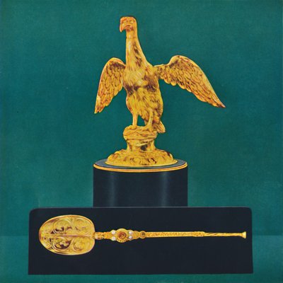 The Ampulla or Golden Eagle and the Spoon by Unbekannt