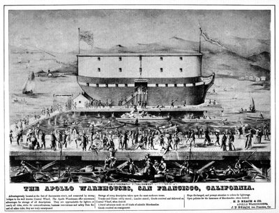 The Apollo Warehouses, San Francisco, California, 19th Century by Unbekannt