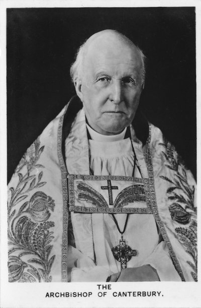 The Archbishop of Canterbury Dr. Cosmo Gordon Lang, 1937 by Unbekannt