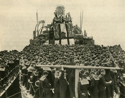 The Archbishop of York Visits British Sailors of the Royal Navy, First World War by Unbekannt