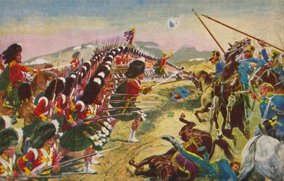 The Argyll & Sutherland Highlanders. The Thin Red Line at Balaclava by Unbekannt