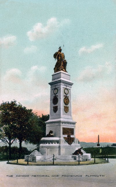 The Armada Memorial, Hoe Promenade, Plymouth, Devon by Unbekannt