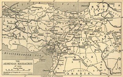 The Armenian Massacres of 1915, First World War by Unbekannt
