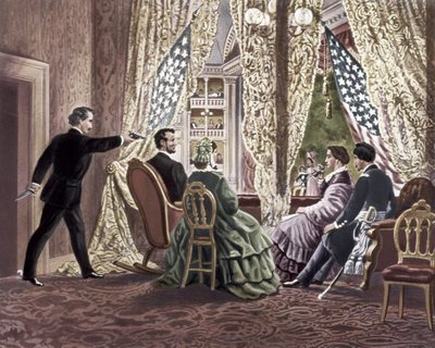 The Assassination of Abraham Lincoln, 1865 by Unbekannt