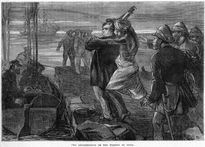 The Assassination of the Viceroy of India, 19th century by Unbekannt