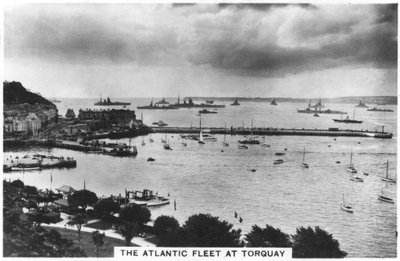 The Atlantic fleet at Torquay by Unbekannt