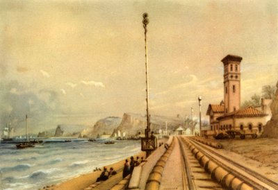 The Atmospheric Railway at Dawlish by Unbekannt