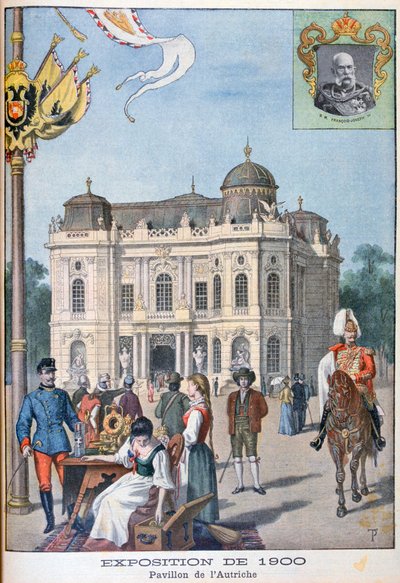 The Austrian Pavilion at the Universal Exhibition of 1900, Paris by Unbekannt