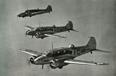 The Avro Anson by Unbekannt