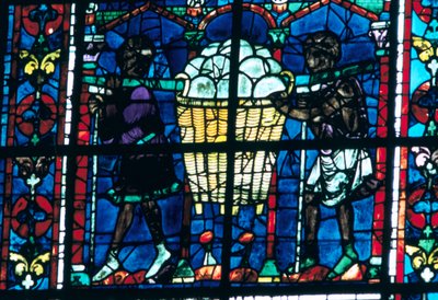 The Bakers, stained glass, Chartres Cathedral, France, 1194-1260 by Unbekannt