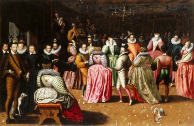 The Ball at the Court of Henry III of France by Unbekannt