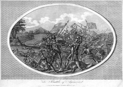 The Battle of Agincourt, 1415, 1792 by Unbekannt