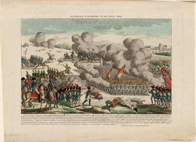 The Battle of Eggmühl on 22 April 1809 by Unbekannt