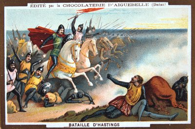 The Battle of Hastings, 1066, 19th century by Unbekannt