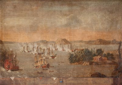 The Battle of Hoglande on 22 July 1713, 1713 by Unbekannt