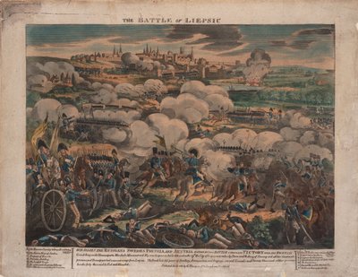 The Battle of Leipzig by Unbekannt