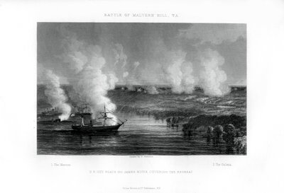 The Battle of Malvern Hill, Virginia, 1 July 1862 by Unbekannt