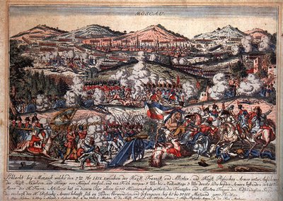 The Battle of Mozhaysk on August 26, 1812 by Unbekannt