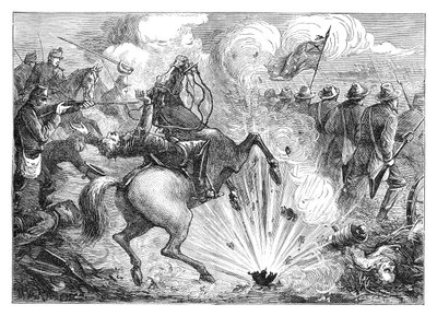 The Battle of Pittsburg Landing by Unbekannt