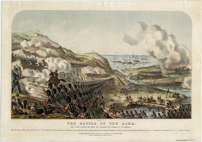 The Battle of the Alma on September 20, 1854 by Unbekannt