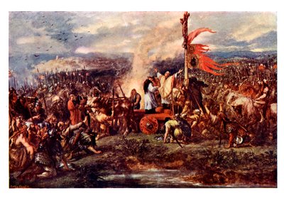 The Battle of the Standard, 1138 AD by Unbekannt