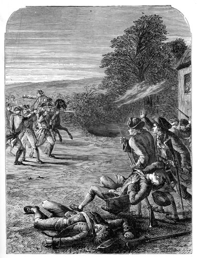 The Battles of Lexington and Concord by Unbekannt