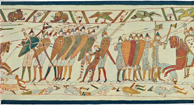 The Beginning of the Battle of Senlac (detail) by Unbekannt
