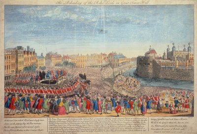 The Beheading of the Rebel Lords on Great Tower Hill by Unbekannt