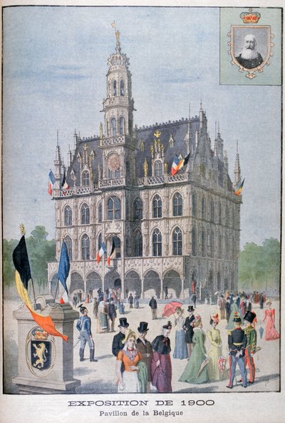 The Belgium pavilion at the Universal Exhibition of 1900, Paris, 1900 by Unbekannt