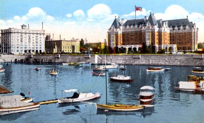 The Belmont Building, Union Club and Empress Hotel, Victoria, British Columbia, Canada by Unbekannt