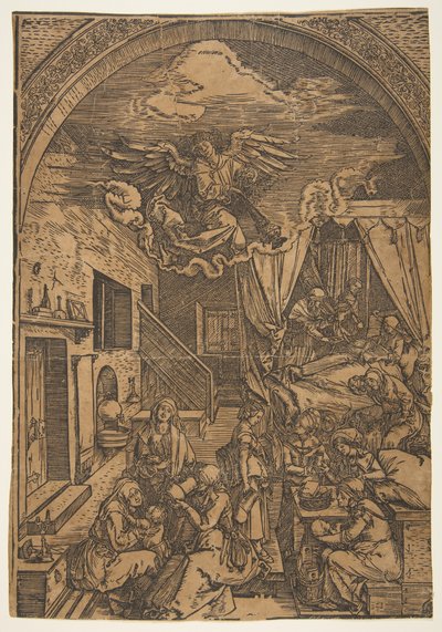The Birth of the Virgin, from The Life of the Virgin by Unbekannt
